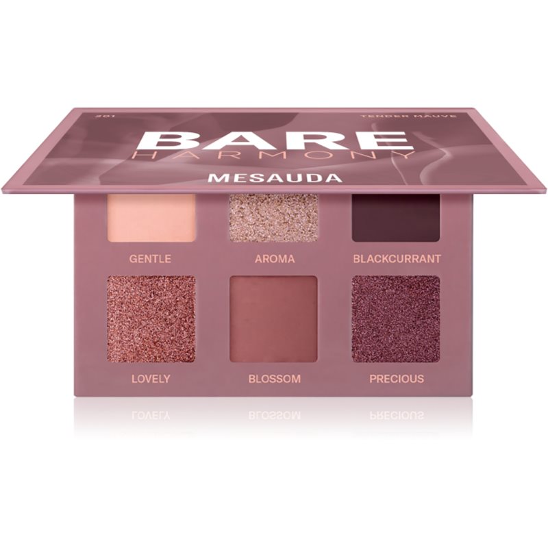 Mesauda Milano Bare Harmony Palette Di Ombretti Colore 201 Tender Mauve 6X1 G