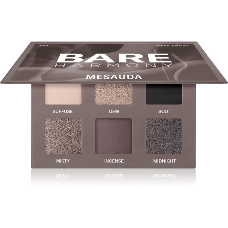 Mesauda Milano Bare Harmony Palette Di Ombretti Colore 202 Deep Smoky 6X1 G