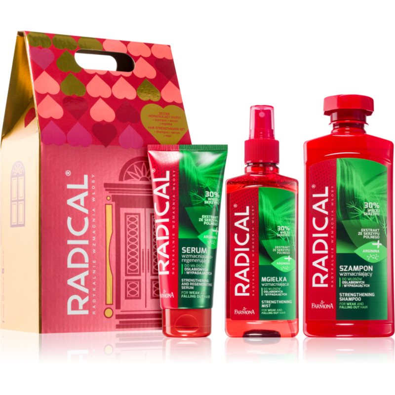 Farmona Radical Hair Loss Confezione Regalo Per Capelli Deboli 3 Pz