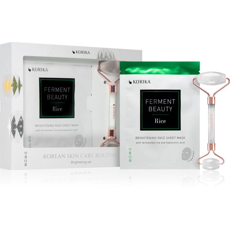 Korika Korean Skin Care Routine Brightening Set Set Illuminante