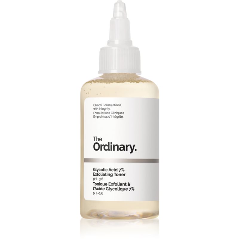 The Ordinary Glycolic Acid 7% Exfoliating Toner Lozione Tonica Esfoliante Detergente 100 Ml
