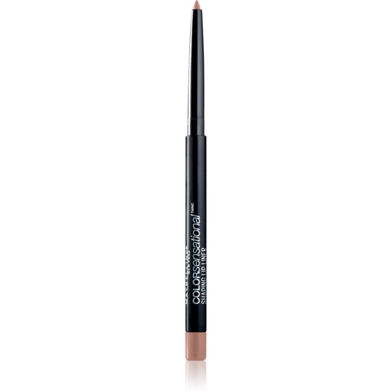 Maybelline New York Color Sensational Shaping Lip Liner Matita Per Labbra Con Temperamatite Colore 10 Nude Whisper 1.2 G