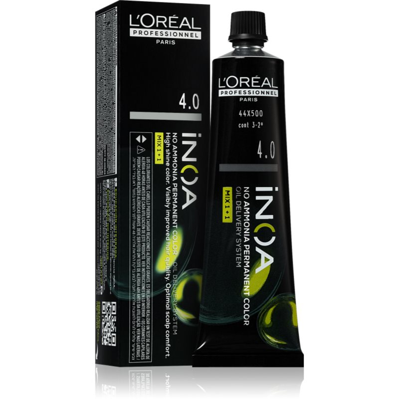 L’Oréal Professionnel Inoa Tinta Permanente Per Capelli Senza Ammoniaca Colore 4.0 60 Ml