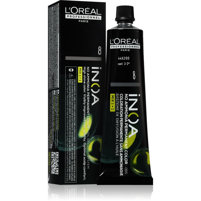 L’Oréal Professionnel Inoa Tinta Permanente Per Capelli Senza Ammoniaca Colore 8 Fundamental 60 Ml