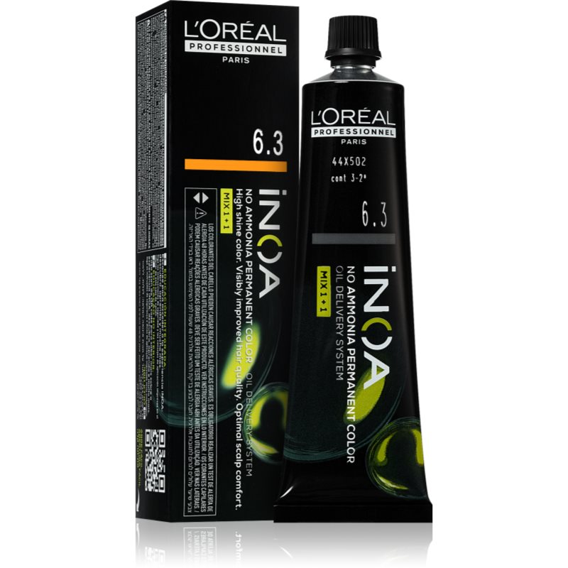 L’Oréal Professionnel Inoa Tinta Permanente Per Capelli Senza Ammoniaca Colore 6.3 60 Ml