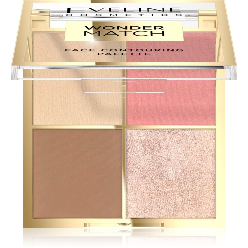 Eveline Cosmetics Wonder Match Palette Multifunzione 4 In 1 Colore 02 10,8 G