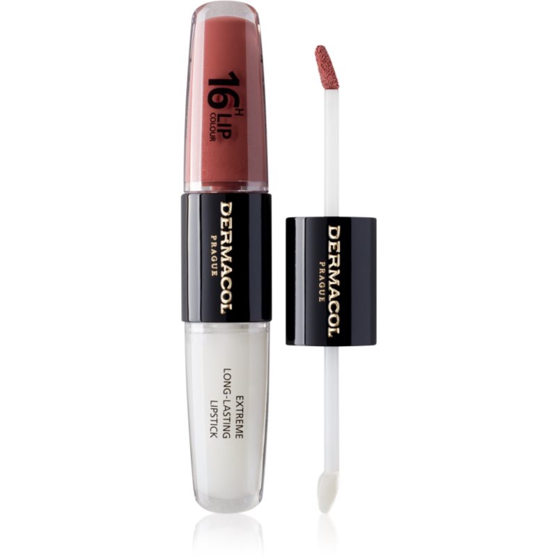 Dermacol 16H Lip Colour Rossetto E Lucidalabbra Lunga Tenuta Colore 33 Viva Glam 2X4 Ml