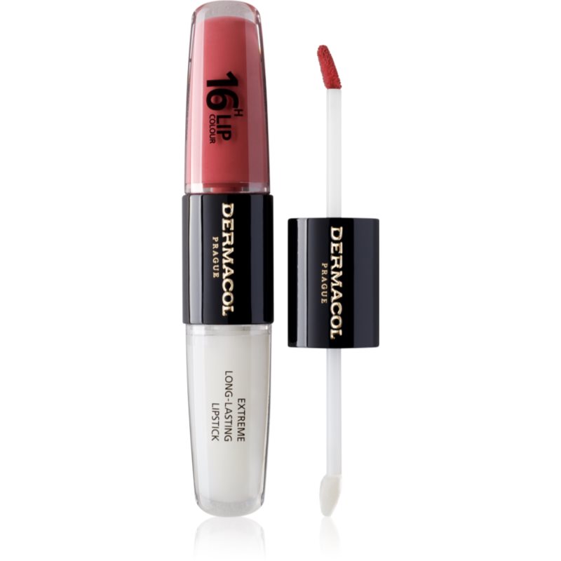 Dermacol 16H Lip Colour Rossetto E Lucidalabbra Lunga Tenuta Colore 01 Bella Aura 2X4 Ml