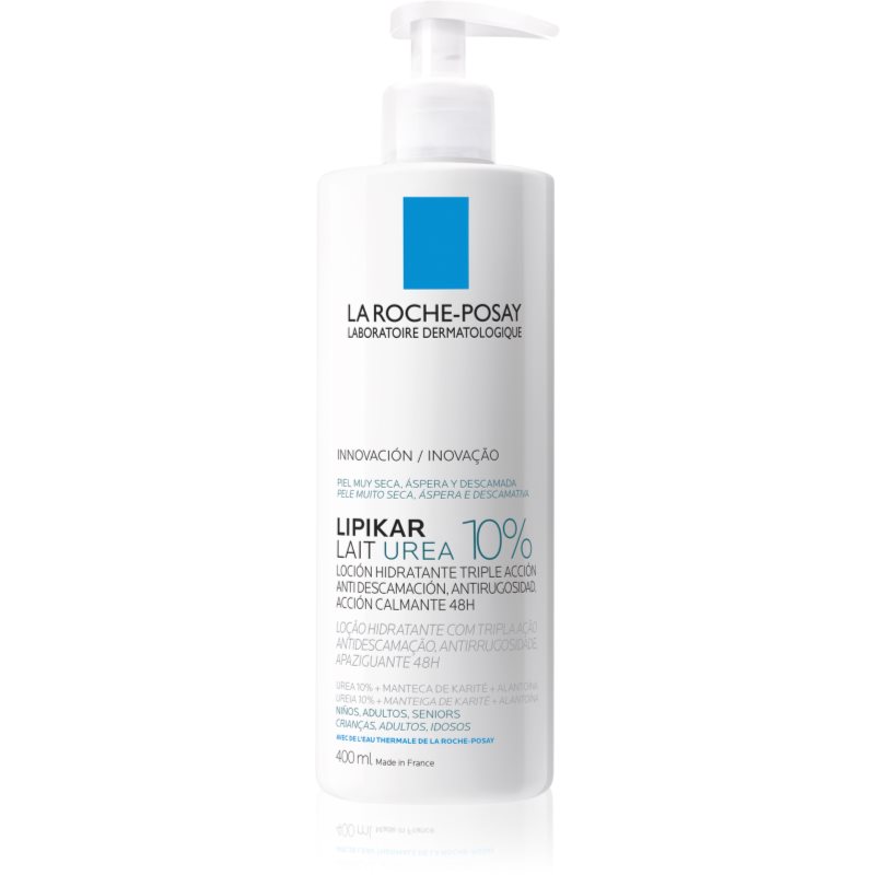 La Roche-Posay Lipikar Lait Urea 10% Latte Lenitivo Corpo Per Pelli Molto Secche 400 Ml