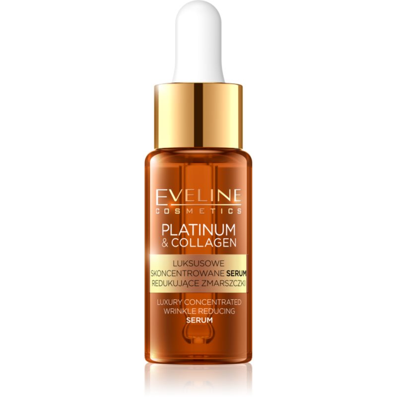 Eveline Cosmetics Platinum & Collagen Siero Concentrato Antirughe 18 Ml