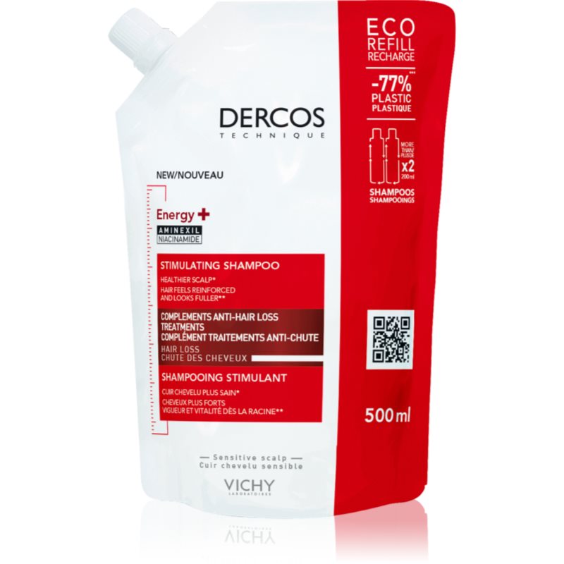 Vichy Dercos Energising Shampoo Rinforzante Anti-Caduta Dei Capelli 500 Ml