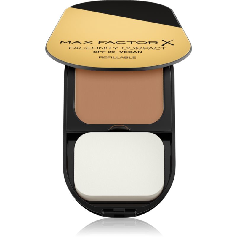 Max Factor Facefinity Refillable Fondotinta Compatto Opacizzante Spf 20 Colore 007 Bronze 10 G