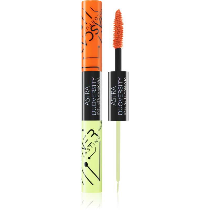 Astra Make-Up Duoversity Mascara E Eyeliner 2 In 1 Colore 03 Acid Lounge 2X3,5 Ml