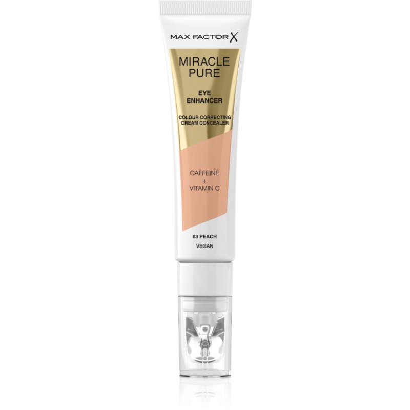 Max Factor Miracle Pure Correttore In Crema Contro Gonfiori E Occhiaie Colore 03 Peach 10 Ml