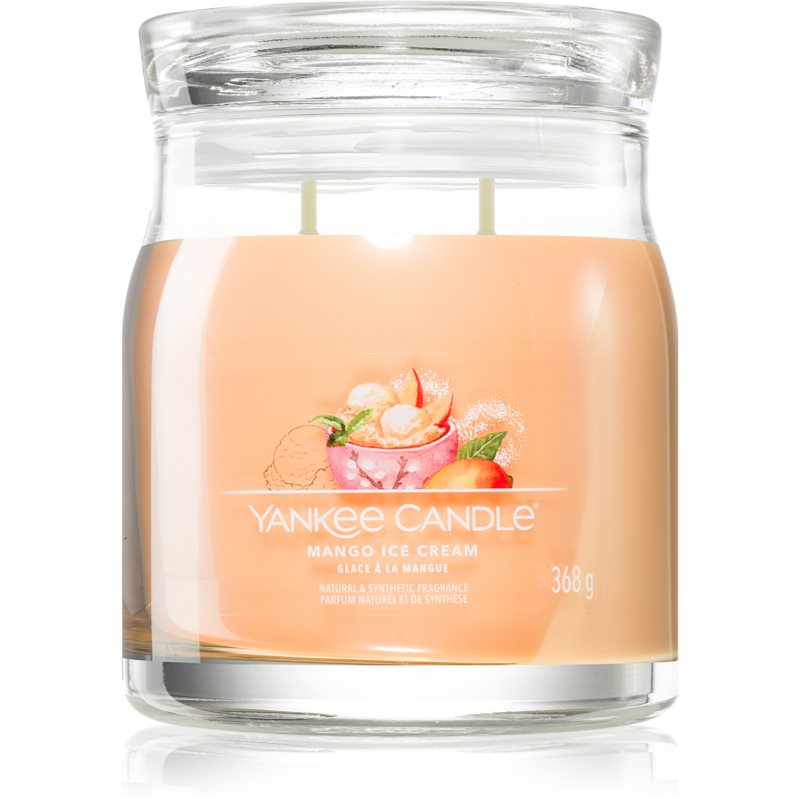 Yankee Candle Mango Ice Cream Candela Profumata Signature 368 G