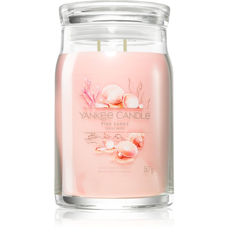 Yankee Candle Pink Sands Candela Profumata Signature 567 G