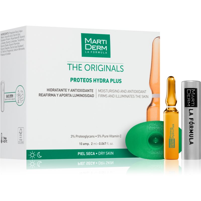 Martiderm The Originals Protoes Hydra Plus Siero Idratante In Fiale Con Vitamina C 10X2 Ml