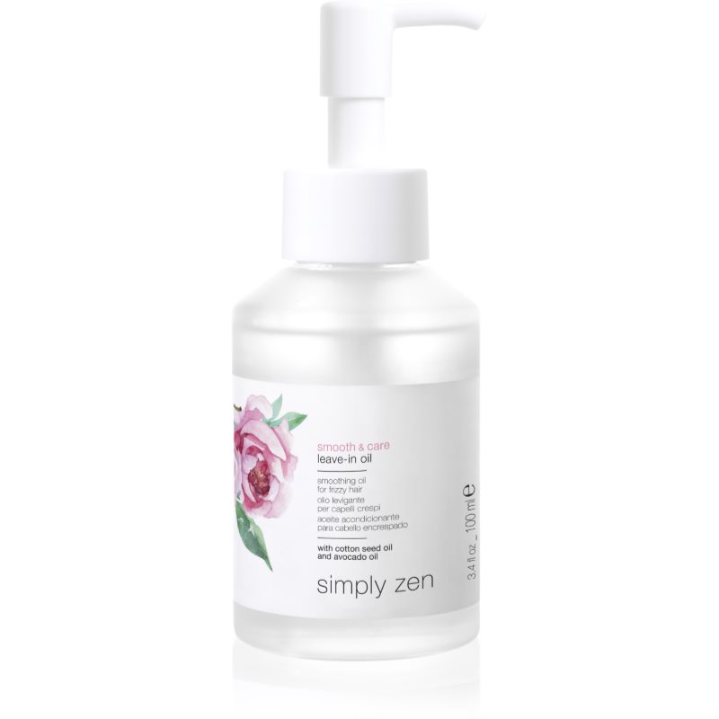 Simply Zen Smooth & Care Leave-In Oil Olio Lisciante Contro I Capelli Crespi 100 Ml