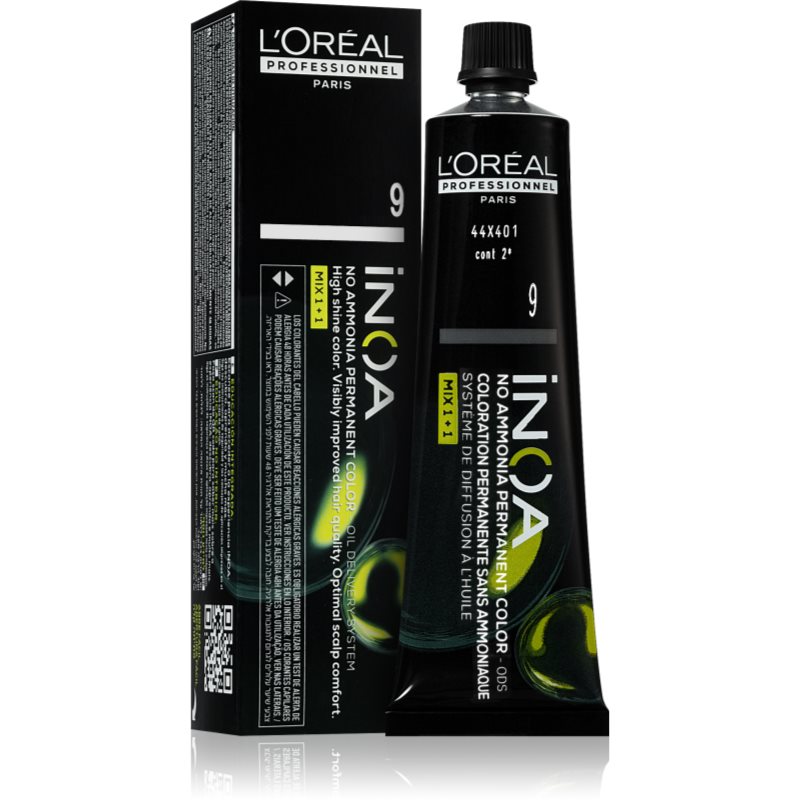 L’Oréal Professionnel Inoa Tinta Permanente Per Capelli Senza Ammoniaca Colore 9 60 Ml