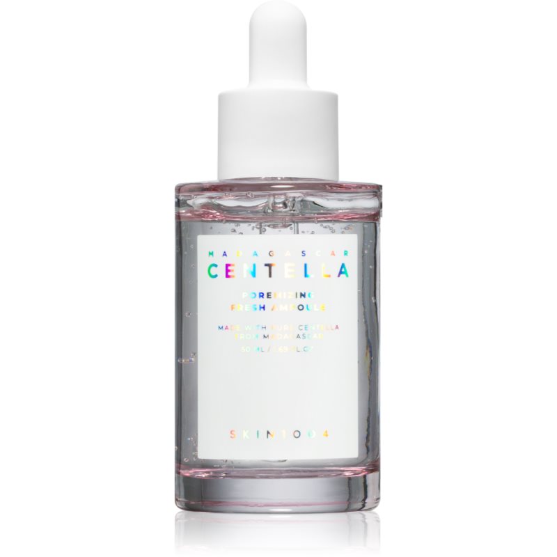 Skin1004 Madagascar Centella Poremizing Fresh Ampoule Siero Viso Detossinante Per Lisciare La Pelle E Ridurre I Pori 50 Ml