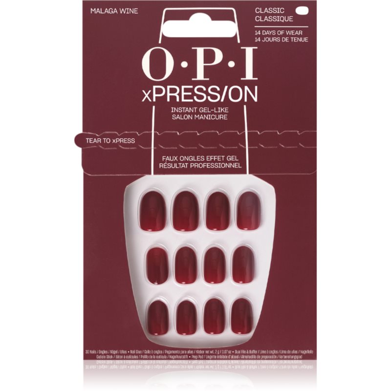 Opi Xpress/On Unghie Finte Malaga Wine 30 Pz