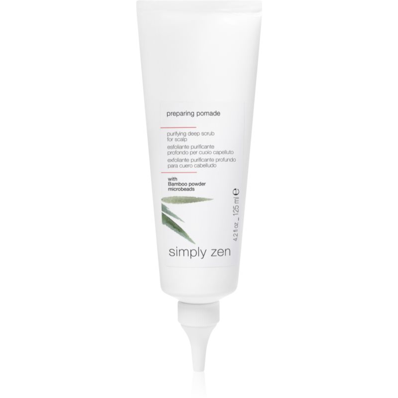 Simply Zen Preparing Pomade Pasta Detergente Esfoliante Per Il Cuoio Capelluto 125 Ml