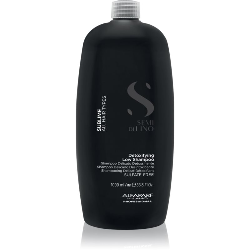 Alfaparf Milano Semi Di Lino Sublime Shampoo Detergente Detossinante Per Tutti I Tipi Di Capelli 1000 Ml