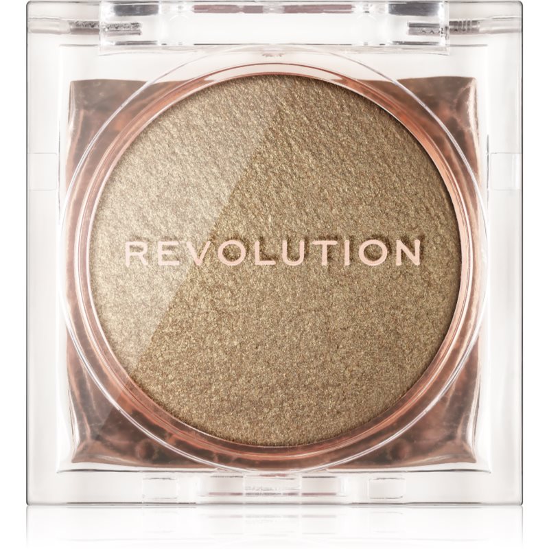Makeup Revolution Beam Bright Illuminante Compatto In Polvere Colore Golden Gal 2,45 G