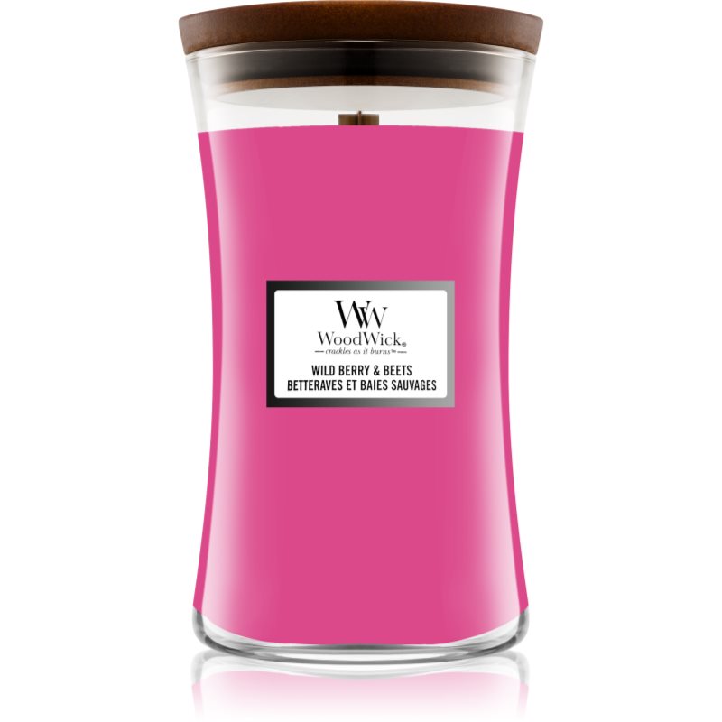 Woodwick Wild Berry & Beets Candela Profumata Con Stoppino In Legno 609,5 G