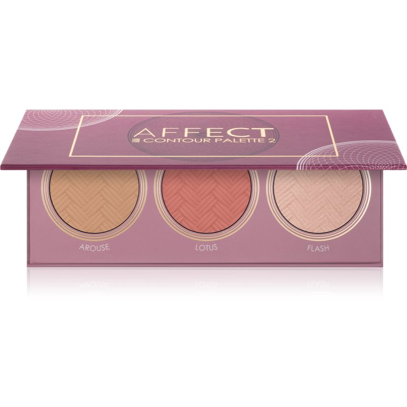 Affect Contour Palette 2 Illuminante, Bronzer E Blush 3X5 G