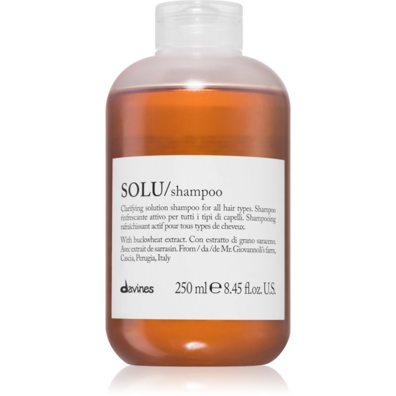 Davines Essential Haircare Solu Shampoo Shampoo Di Pulizia Profonda Con Effetto Rinfrescante 250 Ml