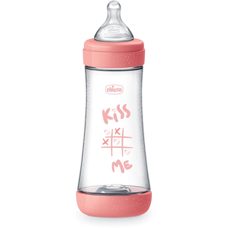 Chicco Perfect 5 Biberon 4 M+ Fast Flow Pink 300 Ml