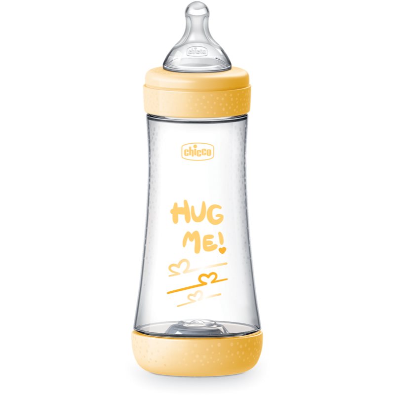 Chicco Perfect 5 Biberon 4 M+ Fast Flow Yellow 300 Ml