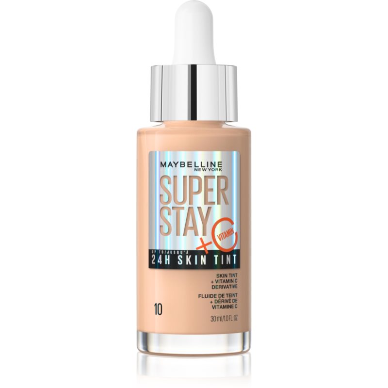 Maybelline New York Superstay Vitamin C Skin Tint Siero Per Unificare Il Tono Della Pelle Colore 10 30 Ml