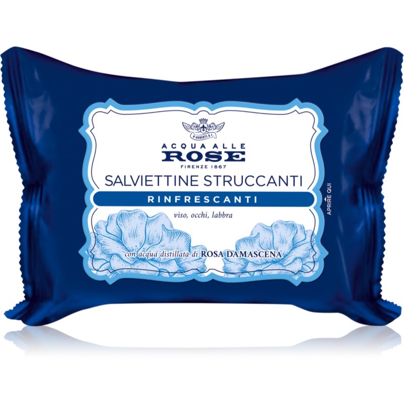 Acqua Alle Rose Rinfrescante Salviette Rinfrescanti Umidificate 20 Pz