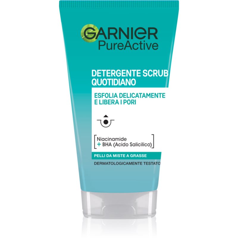 Garnier Skin Active Pure Active Gel Esfoliante Delicato Per Pelli Grasse E Problematiche 150 Ml