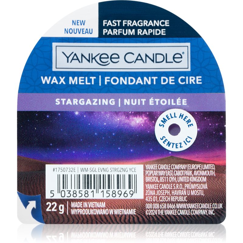 Yankee Candle Stargazing Cera Per Lampada Aromatica 22 G
