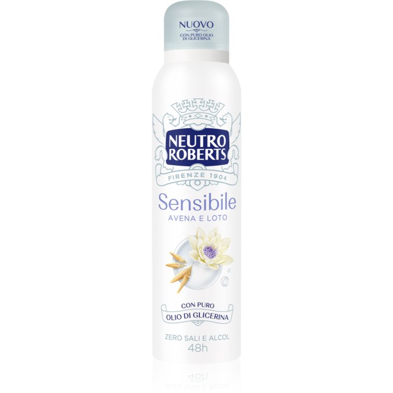 Neutro Roberts Avena E Loto Deodorante Spray Con Effetto 48 Ore 150 Ml