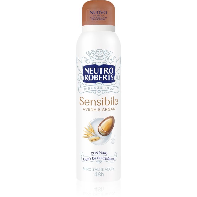 Neutro Roberts Avena E Argan Deodorante Spray Con Effetto 48 Ore 150 Ml