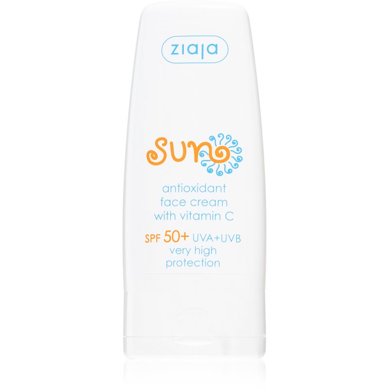 Ziaja Sun Crema Viso Antiossidante Con Vitamina C Spf 50+ 50 Ml