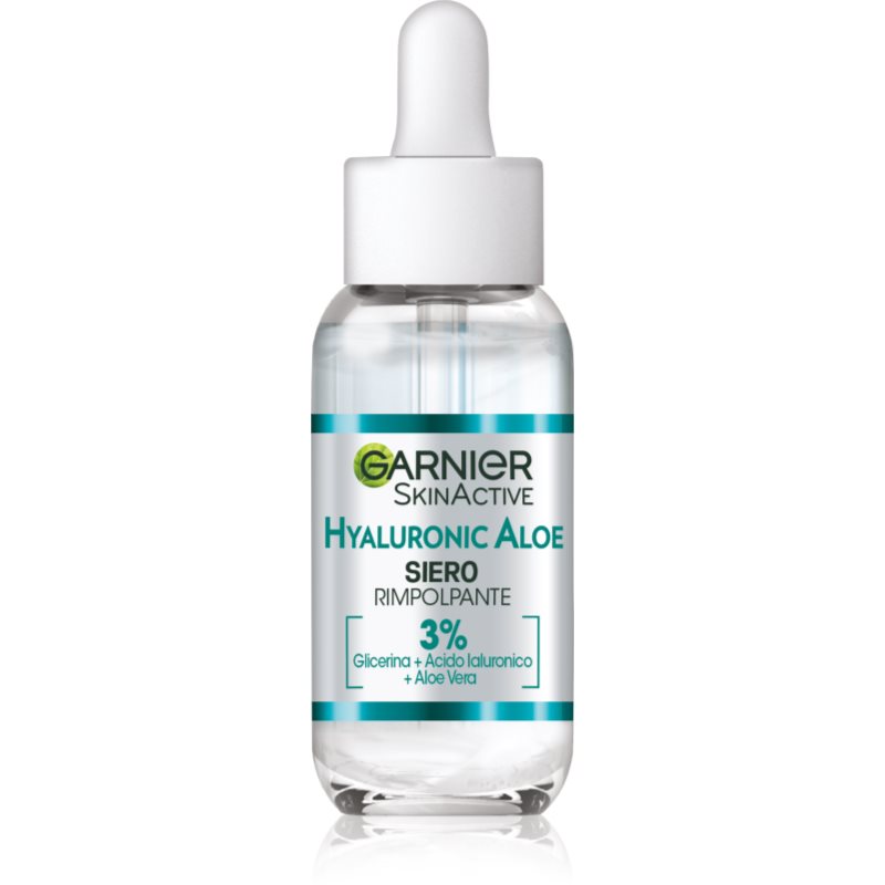 Garnier Skin Active Hyaluronic Aloe Replumping Serum Siero Idratante Con Acido Ialuronico 30 Ml