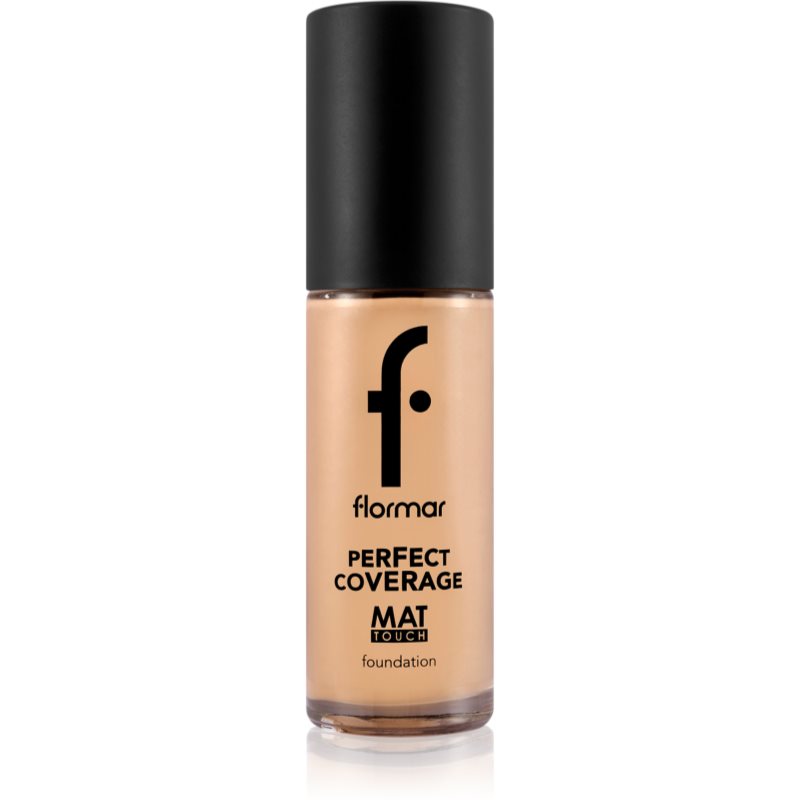 Flormar Perfect Coverage Mat Touch Foundation Fondotinta Opacizzante Per Pelli Miste E Grasse Colore 303 Classic Beige 30 Ml