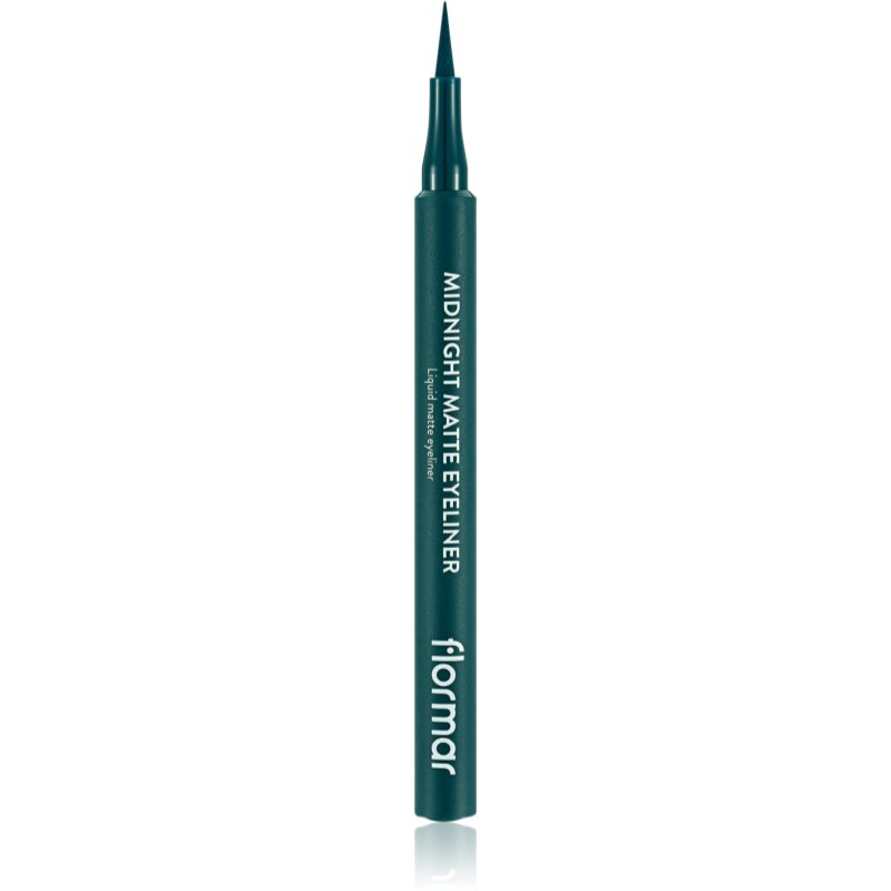 Flormar Midnight Matte Eyeliner Eyeliner In Pennarello Effetto Opaco Colore 04 Green 1 Ml