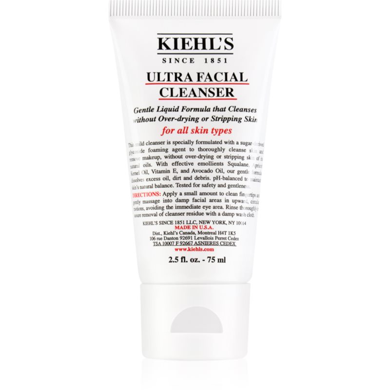 Kiehl'S Ultra Facial Cleanser Gel Detergente Delicato Per Tutti I Tipi Di Pelle 75 Ml