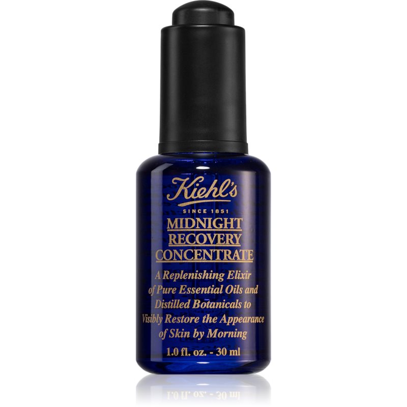 Kiehl'S Midnight Recovery Concentrate Olio Notte Rigenerante Per Tutti I Tipi Di Pelle, Anche Quelle Sensibili 30 Ml
