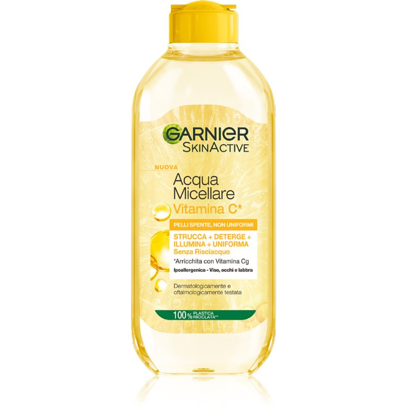 Garnier Skin Active Vitamina C Acqua Micellare Struccante E Detergente 400 Ml