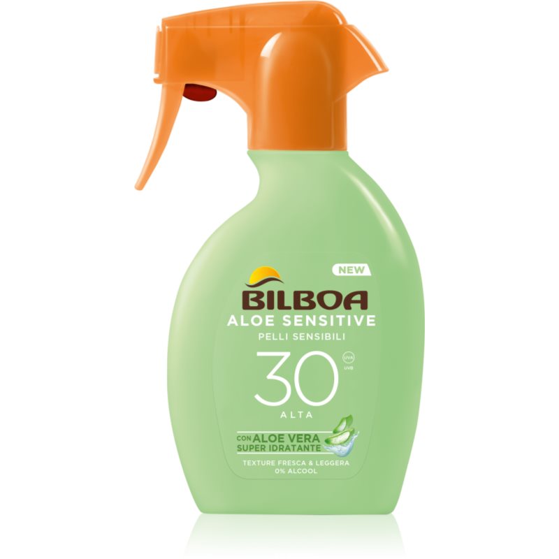 Bilboa Aloe Sensitive Spray Abbronzante Spf 30 250 Ml