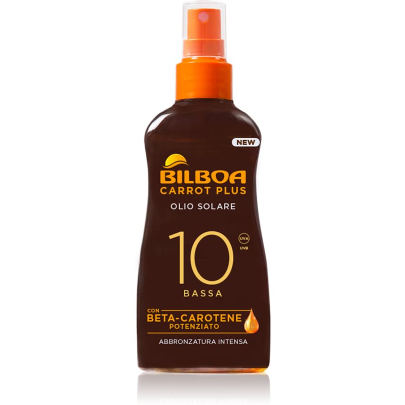 Bilboa Carrot Plus Olio Abbronzante Per Viso E Corpo Spf 10 200 Ml