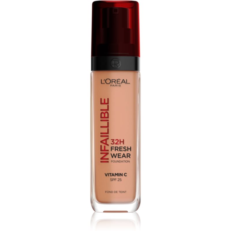 L’Oréal Paris Infaillible 32H Fresh Wear Fondotinta Lunga Tenuta Spf 25 Colore 300 Amber 30 Ml