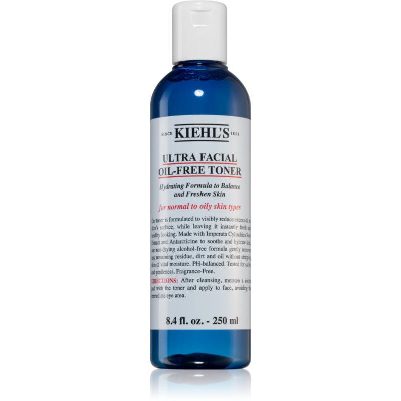 Kiehl'S Ultra Facial Oil-Free Toner Lozione Tonica Viso Per Pelli Normali E Grasse 250 Ml